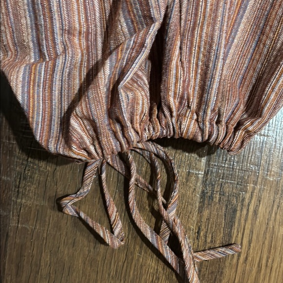 Striped Halter Jumpsuit - Picture 6 of 8